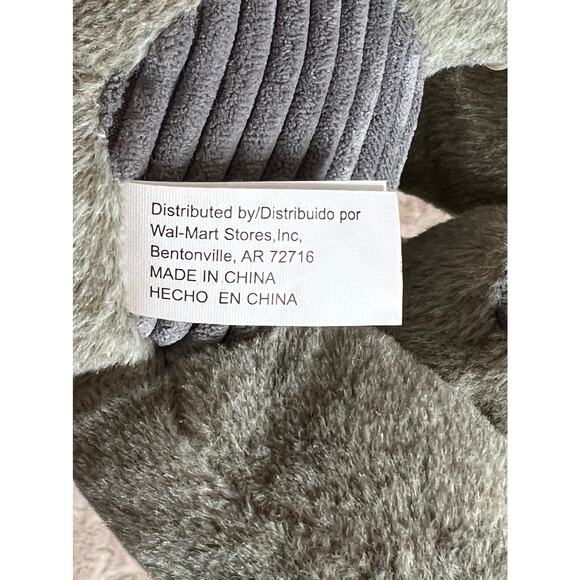 Gray Plush Elephant Stuffed Animal - Humphrey toys nursery decor - Picture 10 of 12